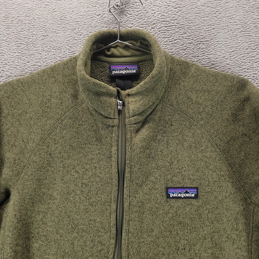Patagonia Jacket Mens S Green Better Sweater Full Zip Outdoor Hiking Fleece